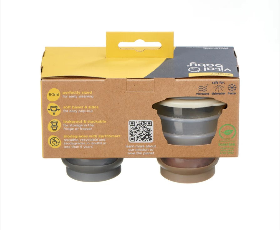 Vital Baby - Nourish Store & Wean Pots(6Pk)|4 Months+